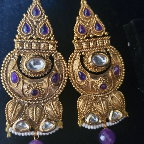 Indian jewelry necklace set - Picture 8 of 15